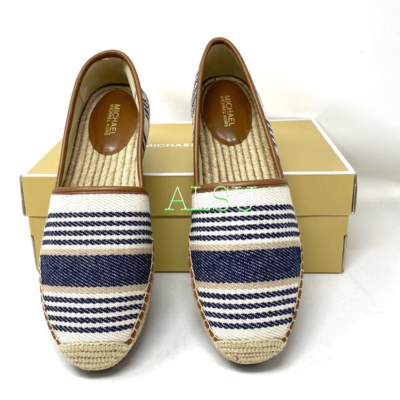 Michael Kors Mathilde Espadrille Canvas Navy Women - Picture 7 of 10